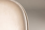 Venture Home Velvet Matstol 2 - Pack, Beige - Azalea Home