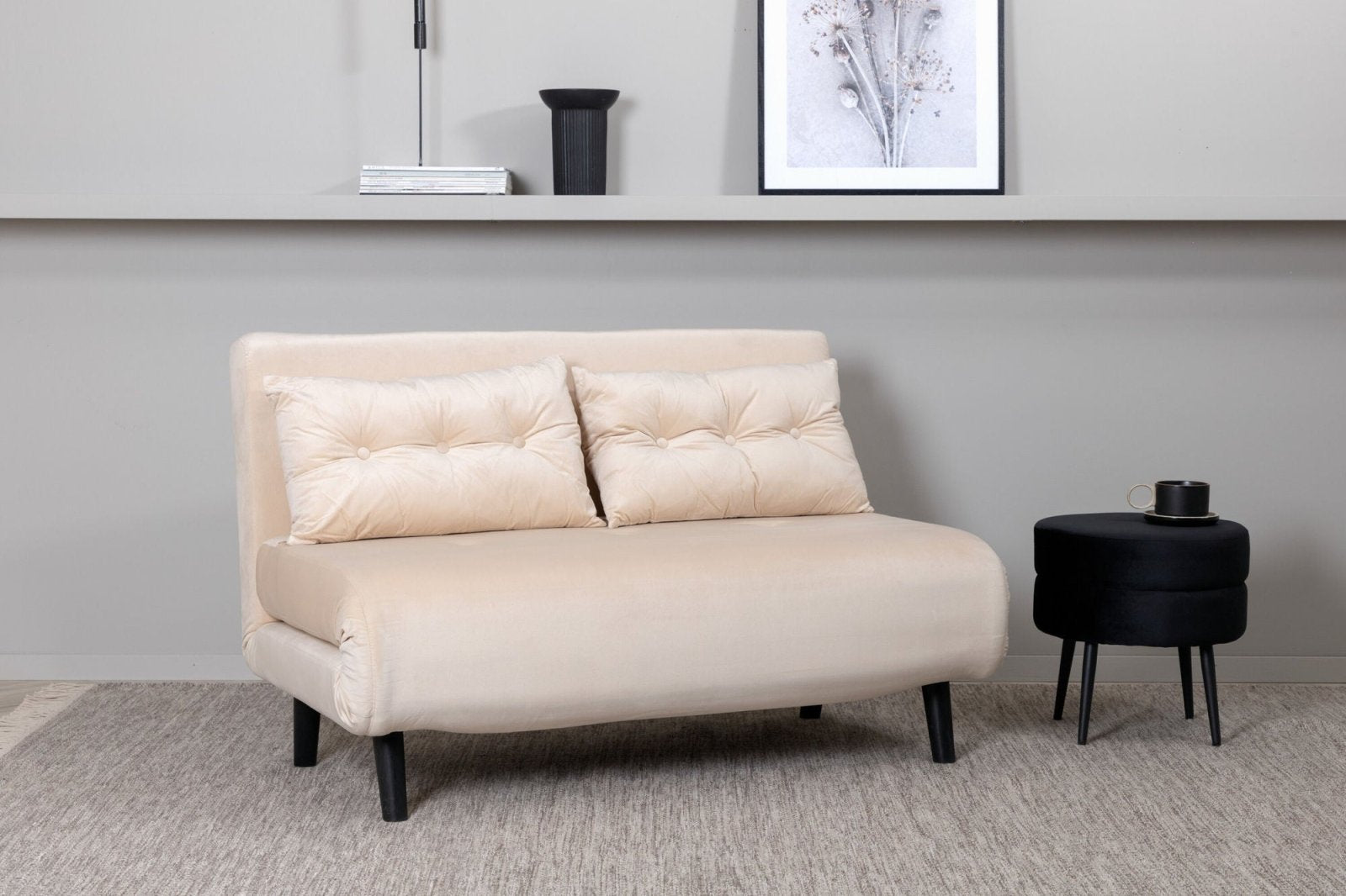 Venture Home Vicky Bäddsoffa, Beige - Azalea Home