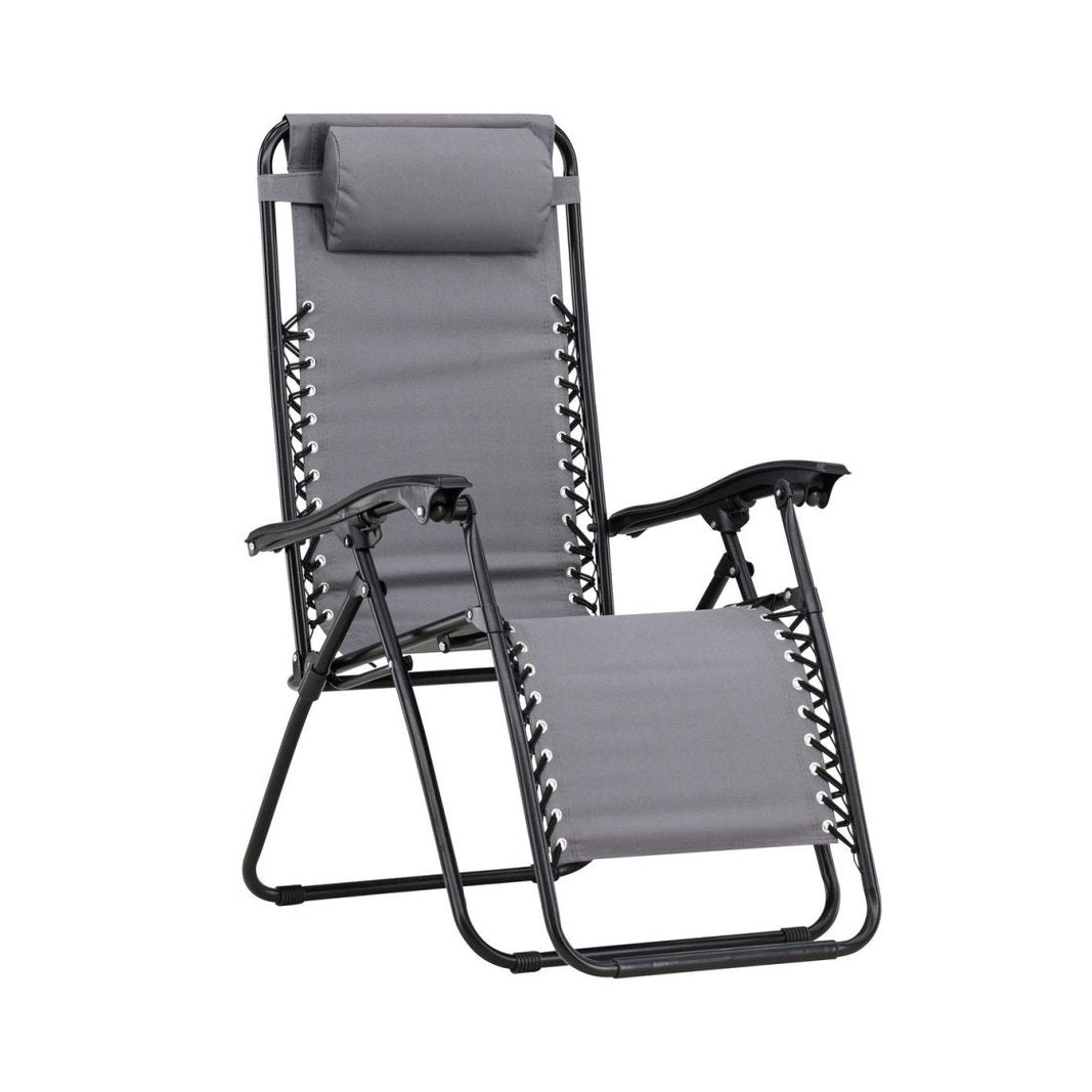 Venture Home Vulcano Solstol 2 - Pack, Grå - Azalea Home