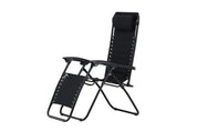 Venture Home Vulcano Solstol 2 - Pack, Svart - Azalea Home