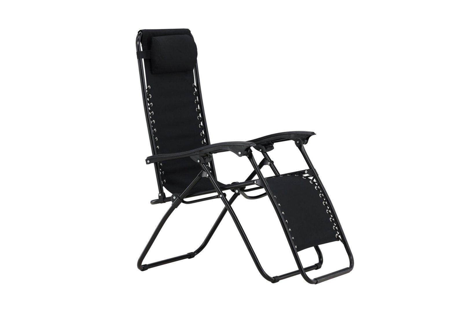 Venture Home Vulcano Solstol 2 - Pack, Svart - Azalea Home