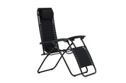 Venture Home Vulcano Solstol 2 - Pack, Svart - Azalea Home