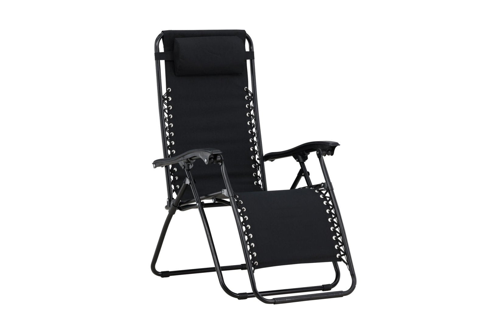 Venture Home Vulcano Solstol 2 - Pack, Svart - Azalea Home