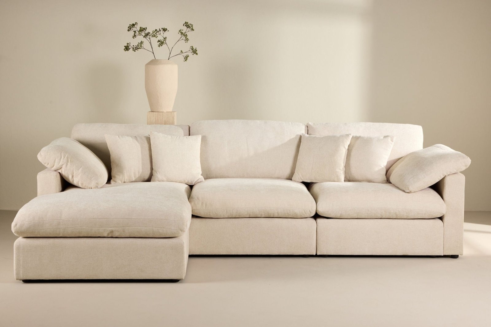 Vind Amalfi Divansoffa, Beige - Azalea Home