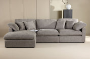 Vind Amalfi Divansoffa, Mörkgrå - Azalea Home