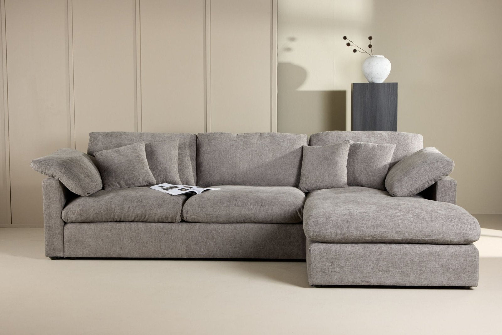 Vind Amalfi Divansoffa, Mörkgrå - Azalea Home