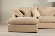Vind Amalfi Divansoffa, Sand - Azalea Home