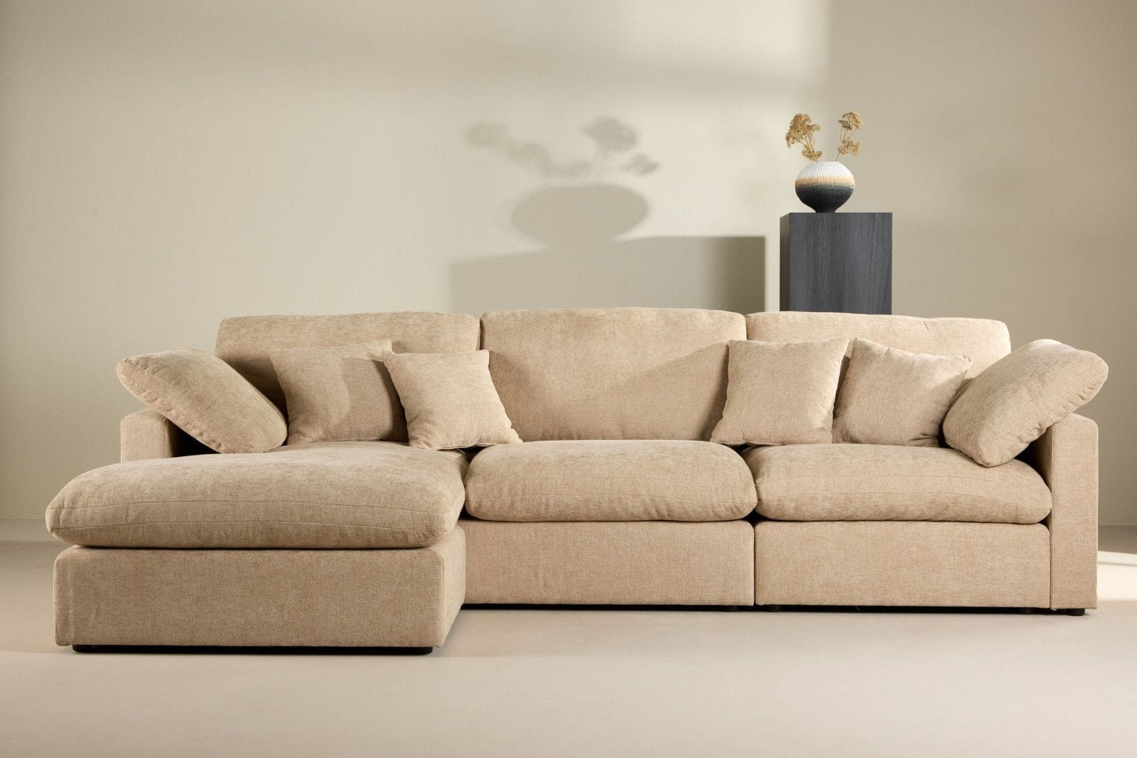 Vind Amalfi Divansoffa, Sand - Azalea Home