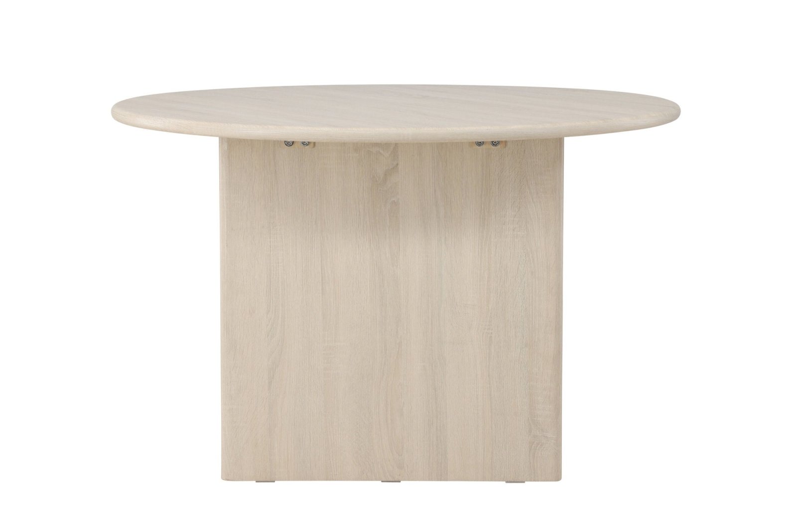 Vind Björholmen Matbord ⌀120, Vitputsad - Azalea Home