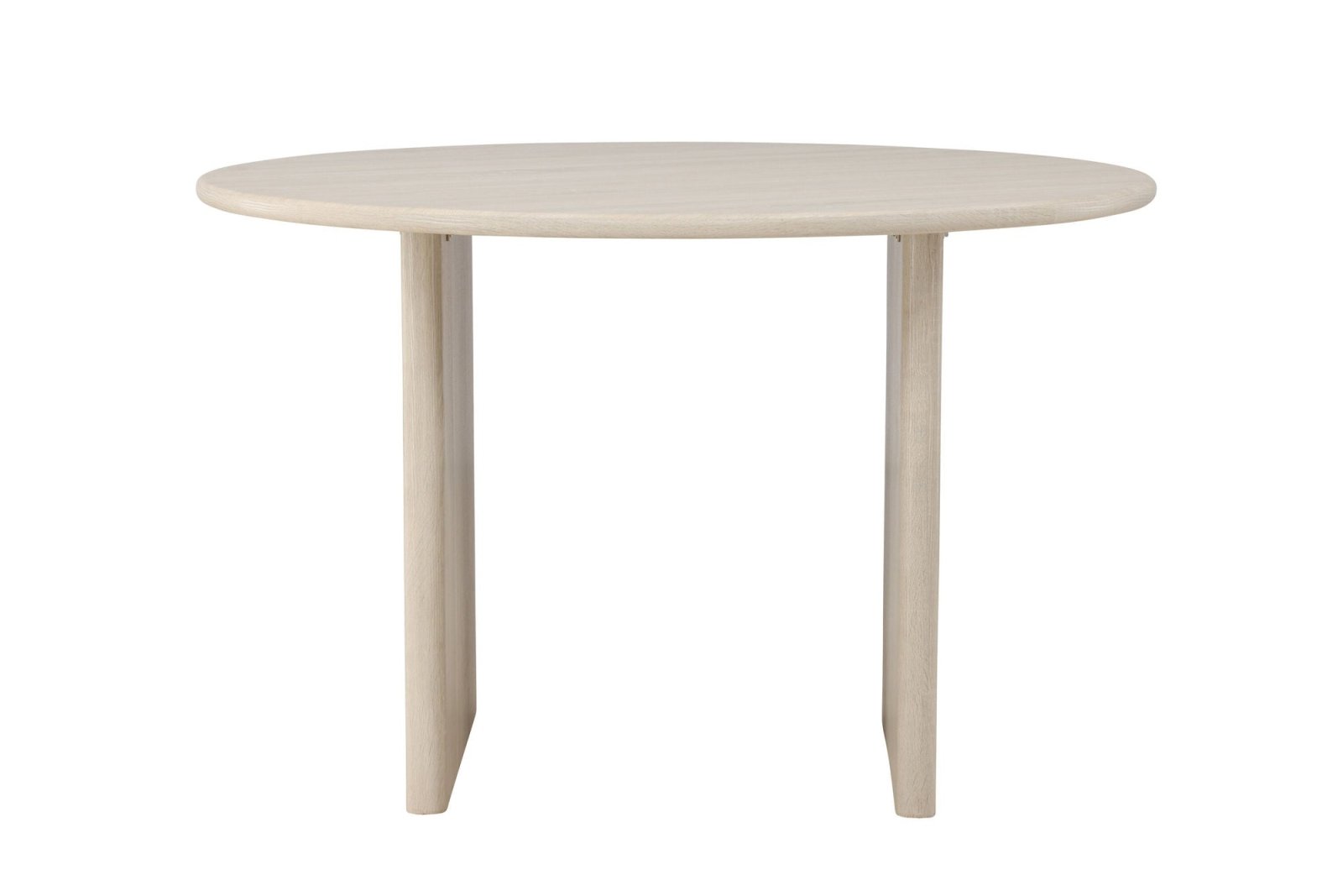 Vind Björholmen Matbord ⌀120, Vitputsad - Azalea Home