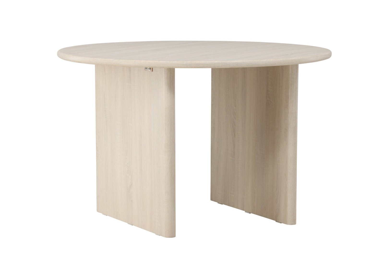 Vind Björholmen Matbord ⌀120, Vitputsad - Azalea Home
