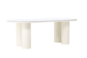 Vind Havstenssund Matbord 110x220, Vit - Azalea Home
