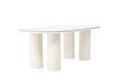 Vind Havstenssund Matbord 110x220, Vit - Azalea Home