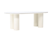 Vind Havstenssund Matbord 110x220, Vit - Azalea Home