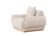 Vind Mollösund Fåtölj, Beige - Azalea Home