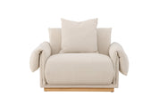 Vind Mollösund Fåtölj, Beige - Azalea Home