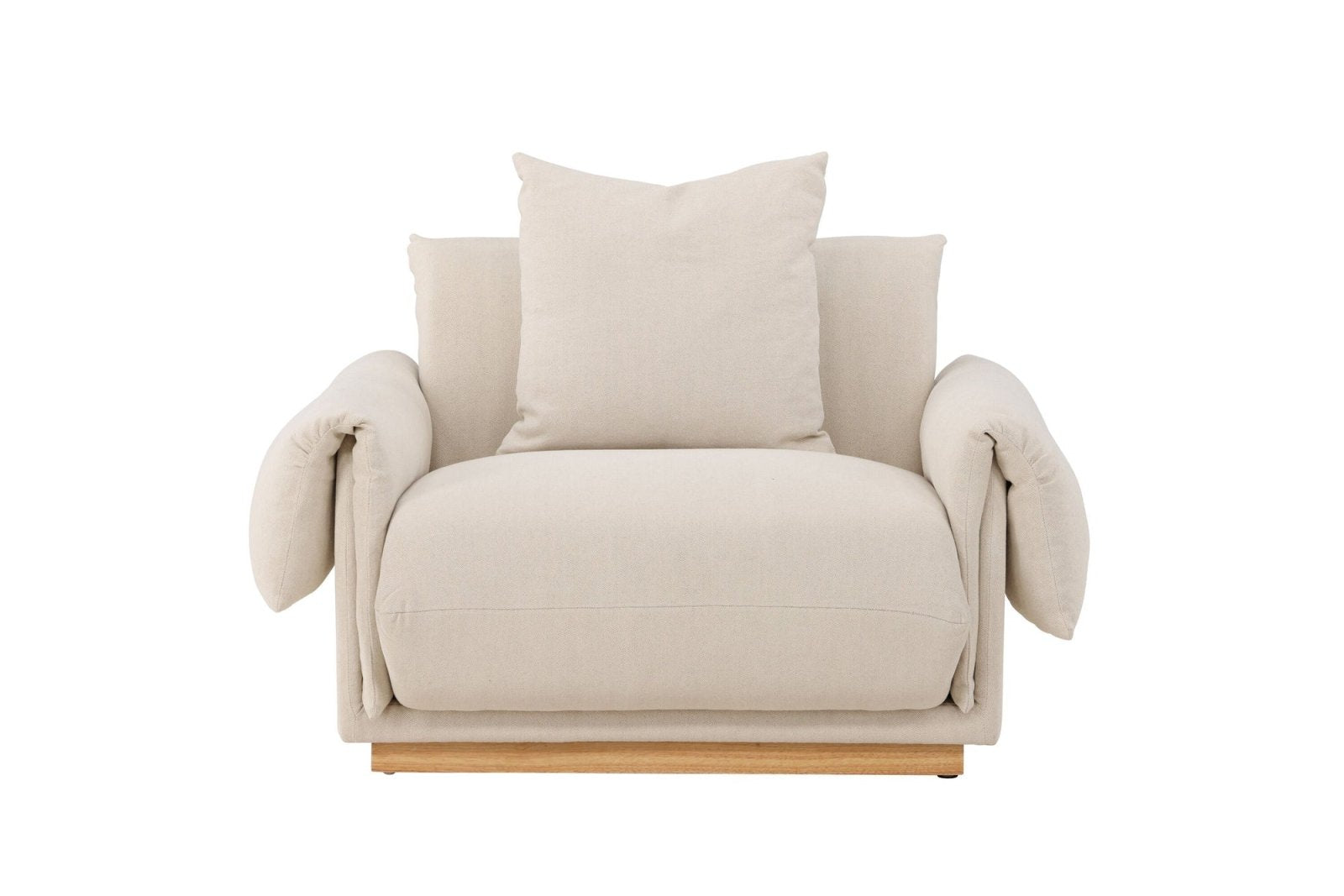 Vind Mollösund Fåtölj, Beige - Azalea Home