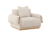 Vind Mollösund Fåtölj, Beige - Azalea Home