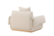Vind Mollösund Fåtölj, Beige - Azalea Home
