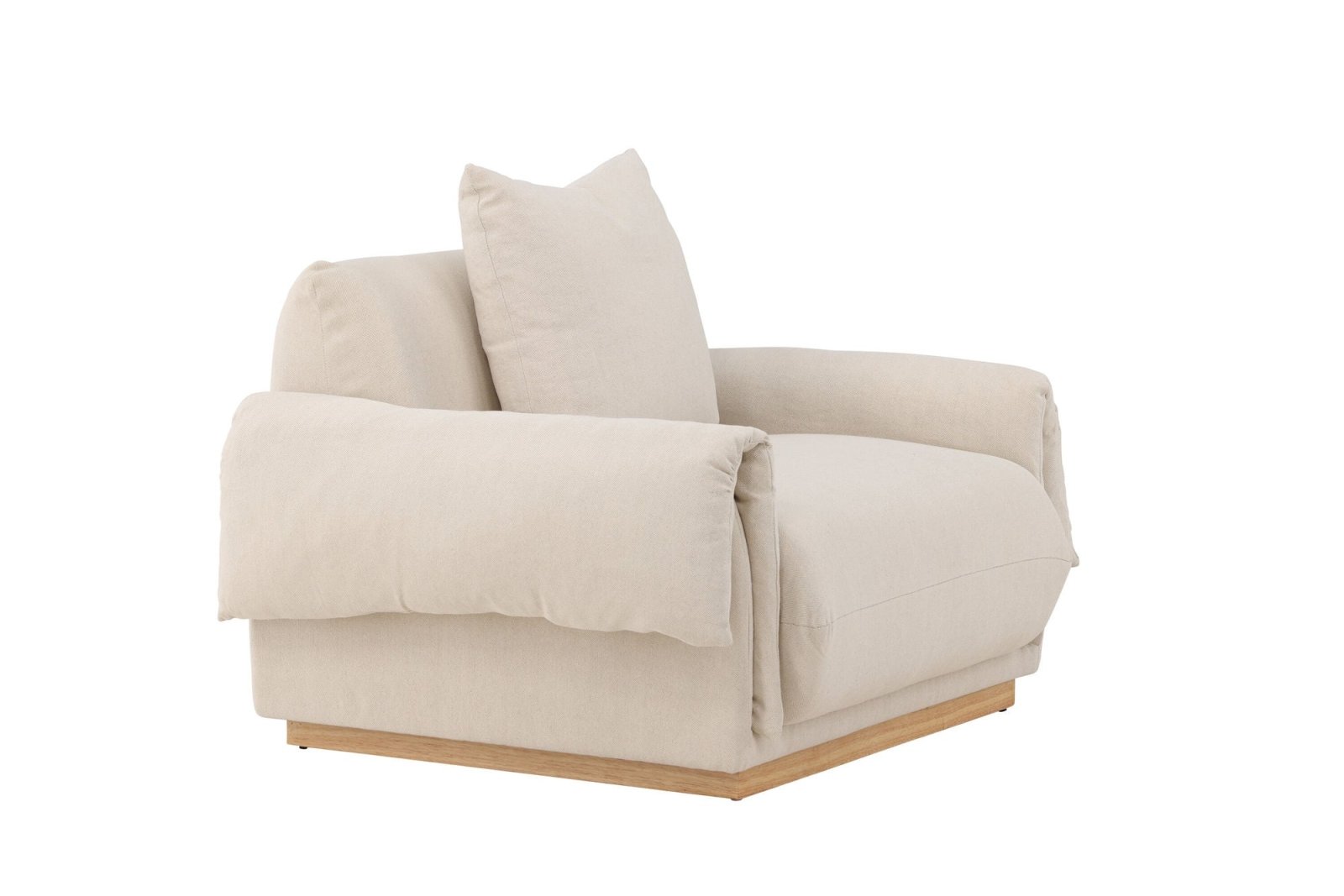 Vind Mollösund Fåtölj, Beige - Azalea Home