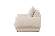 Vind Mollösund Fåtölj, Beige - Azalea Home