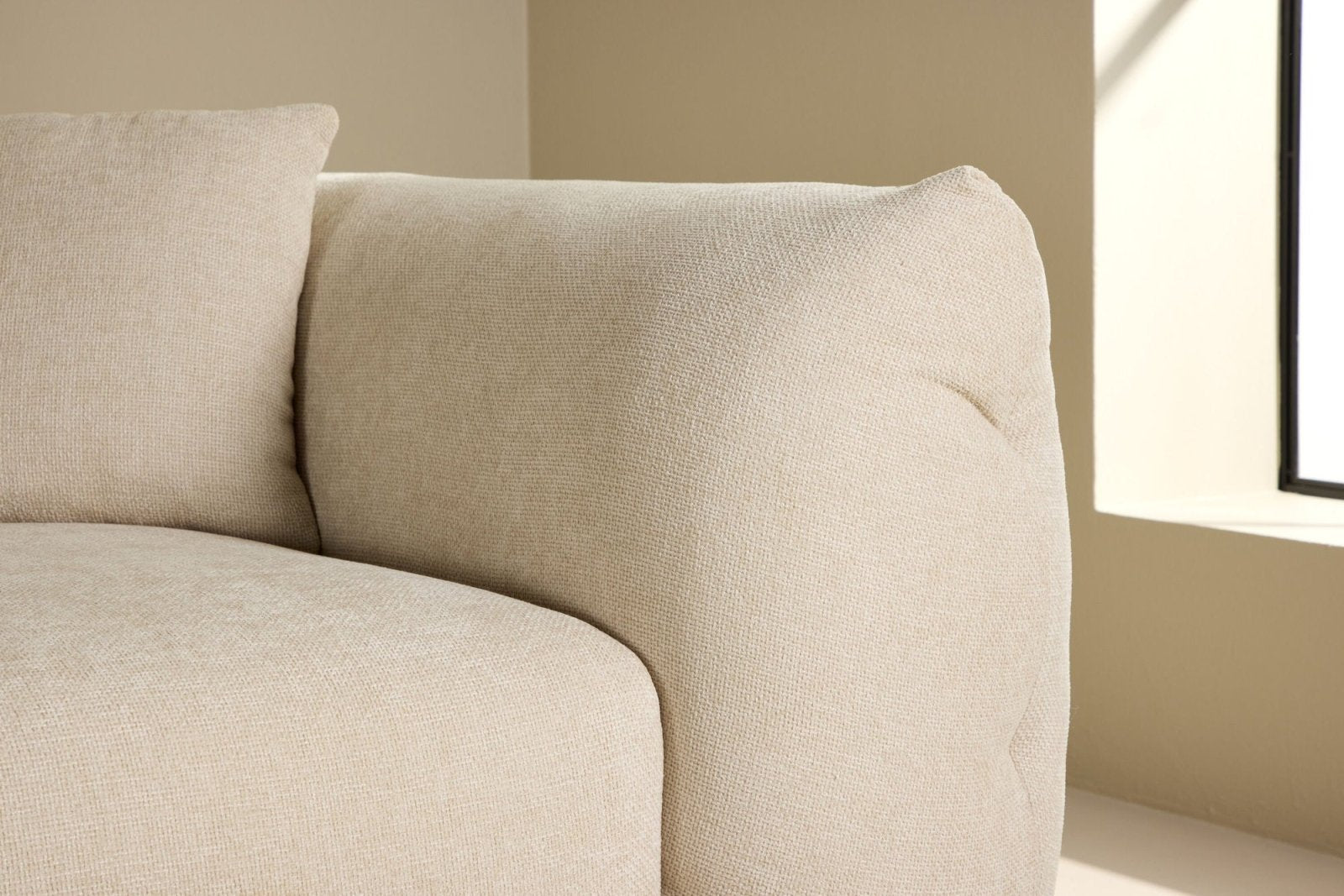 Vind Positano Hörnsoffa, Beige - Azalea Home