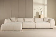 Vind Positano Hörnsoffa, Beige - Azalea Home