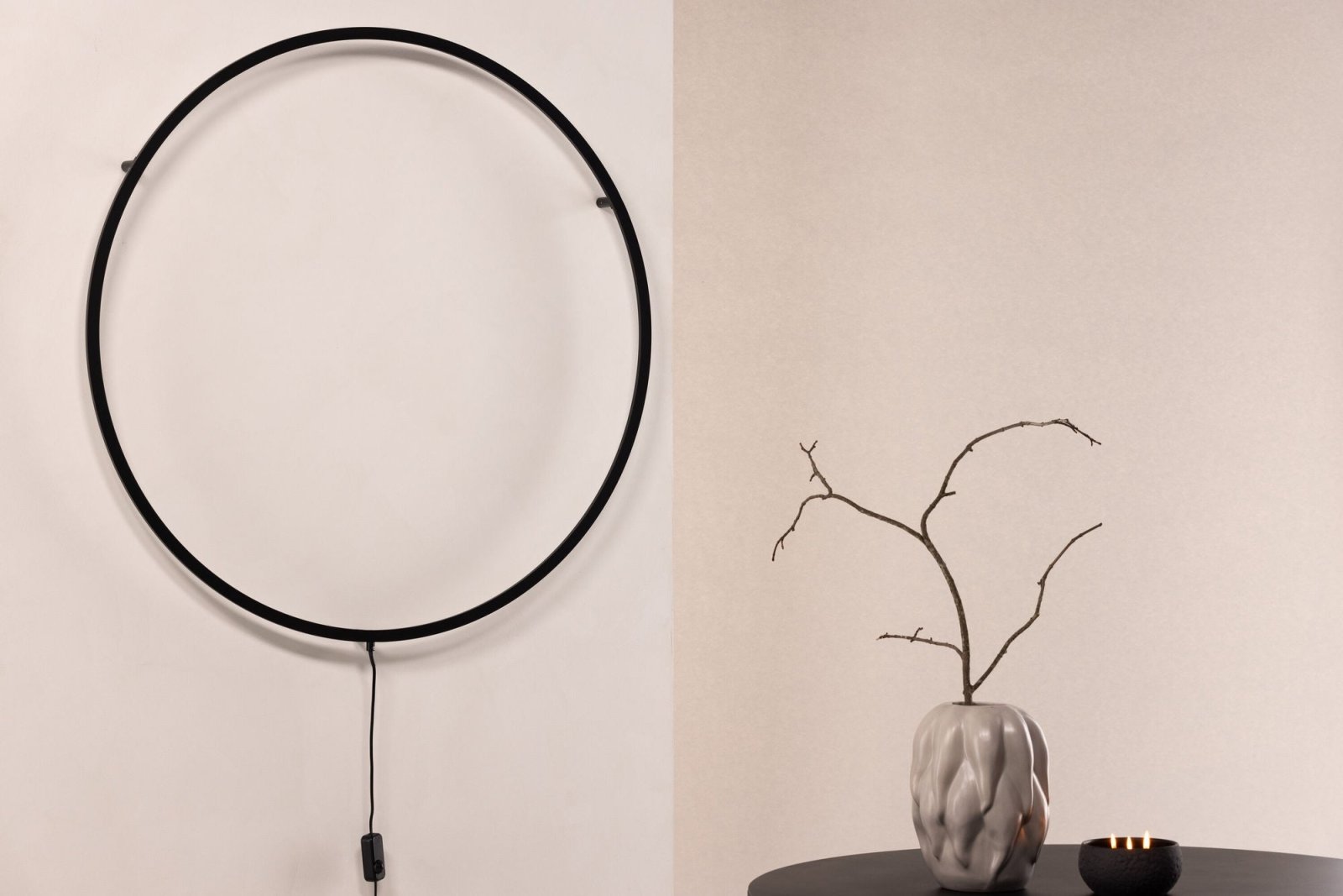 Vind Sörmjöle x Josefin Lustig Vägglampa, Svart - Azalea Home