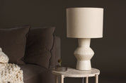 Vind Valön Bordslampa, Beige - Azalea Home
