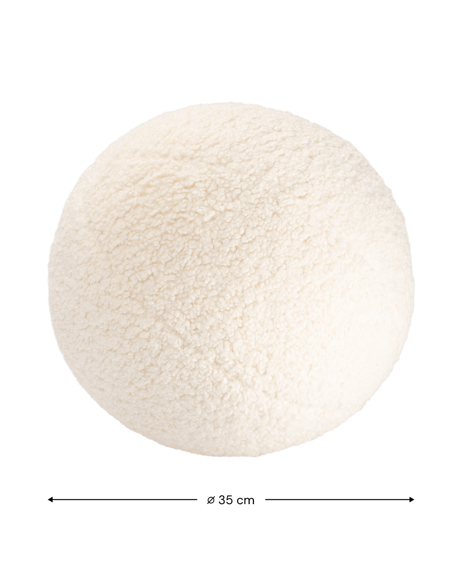 Wigiwama Ball Kudde, Cream White - Azalea Home