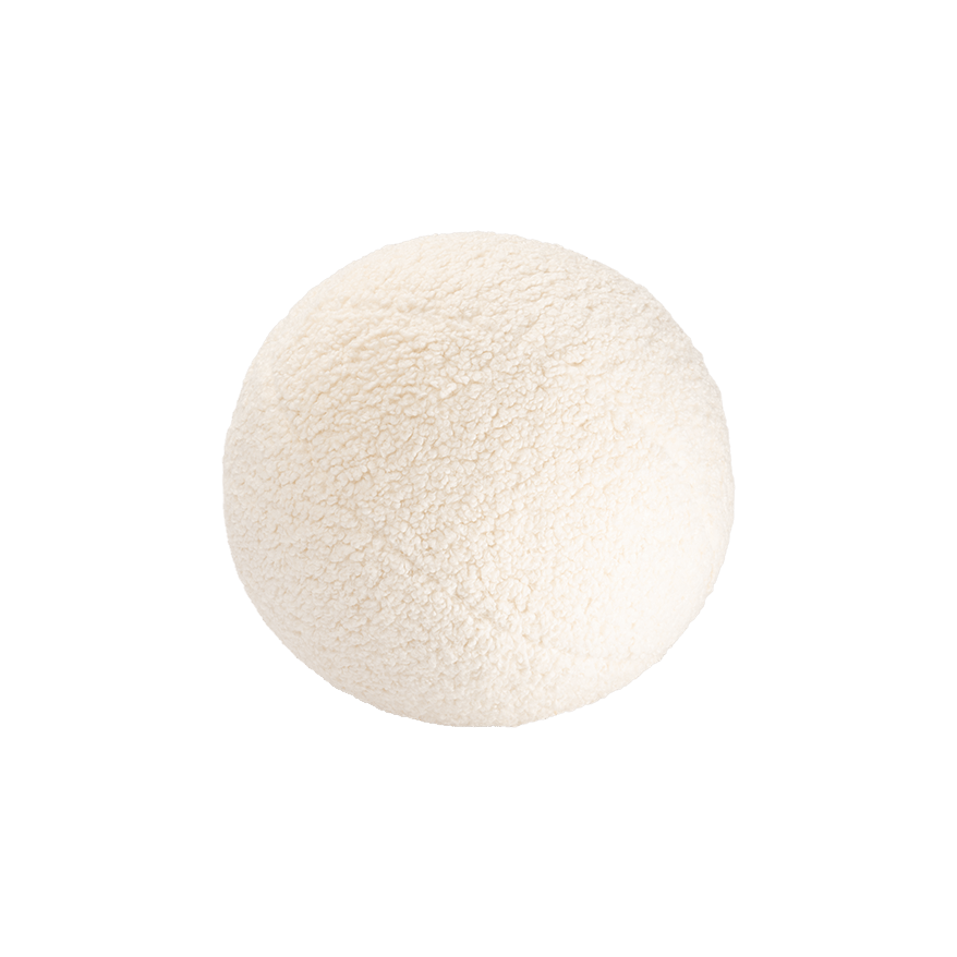 Wigiwama Ball Kudde, Cream White - Azalea Home