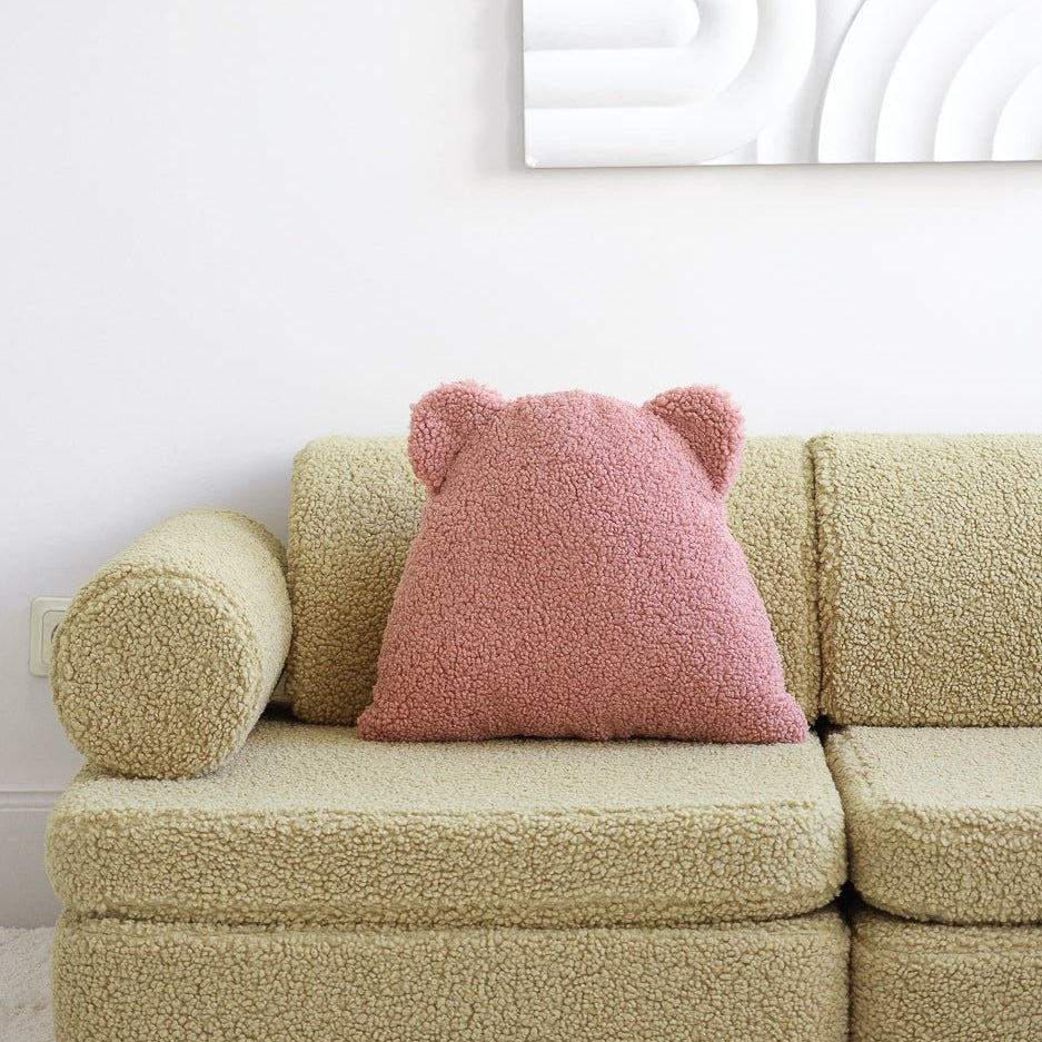 Wigiwama Bear Kudde, Guava Pink - Azalea Home