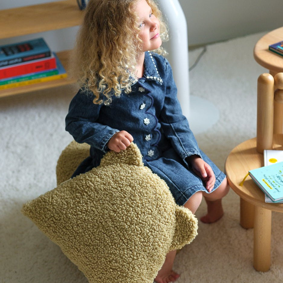 Wigiwama Bear Kudde, Matcha - Azalea Home