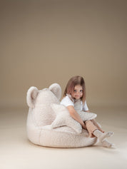 Wigiwama Bear Saccosäck, Cream White - Azalea Home