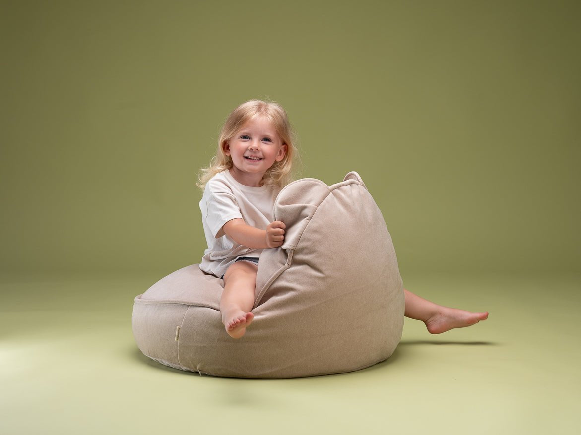 Wigiwama Bear Saccosäck, Dusty Beige - Azalea Home