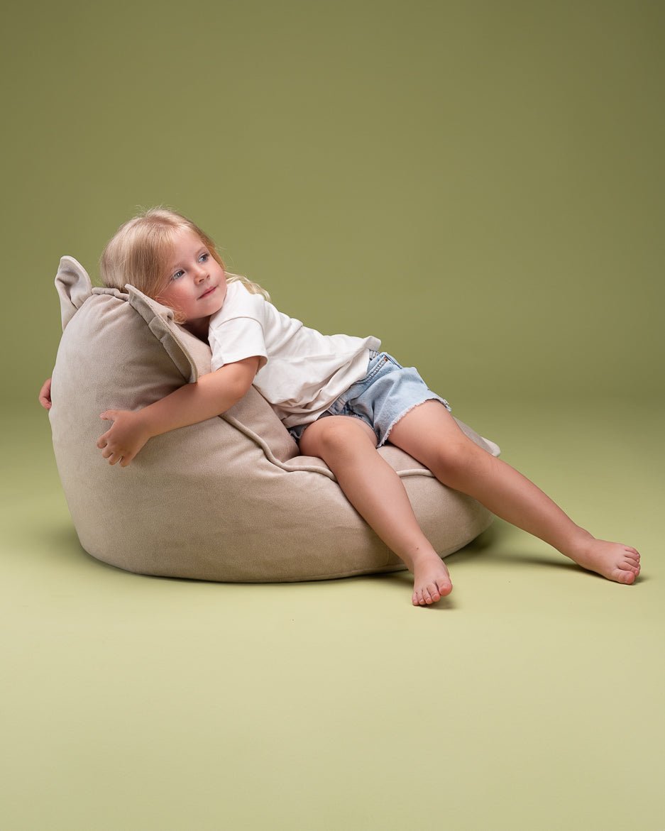 Wigiwama Bear Saccosäck, Dusty Beige - Azalea Home