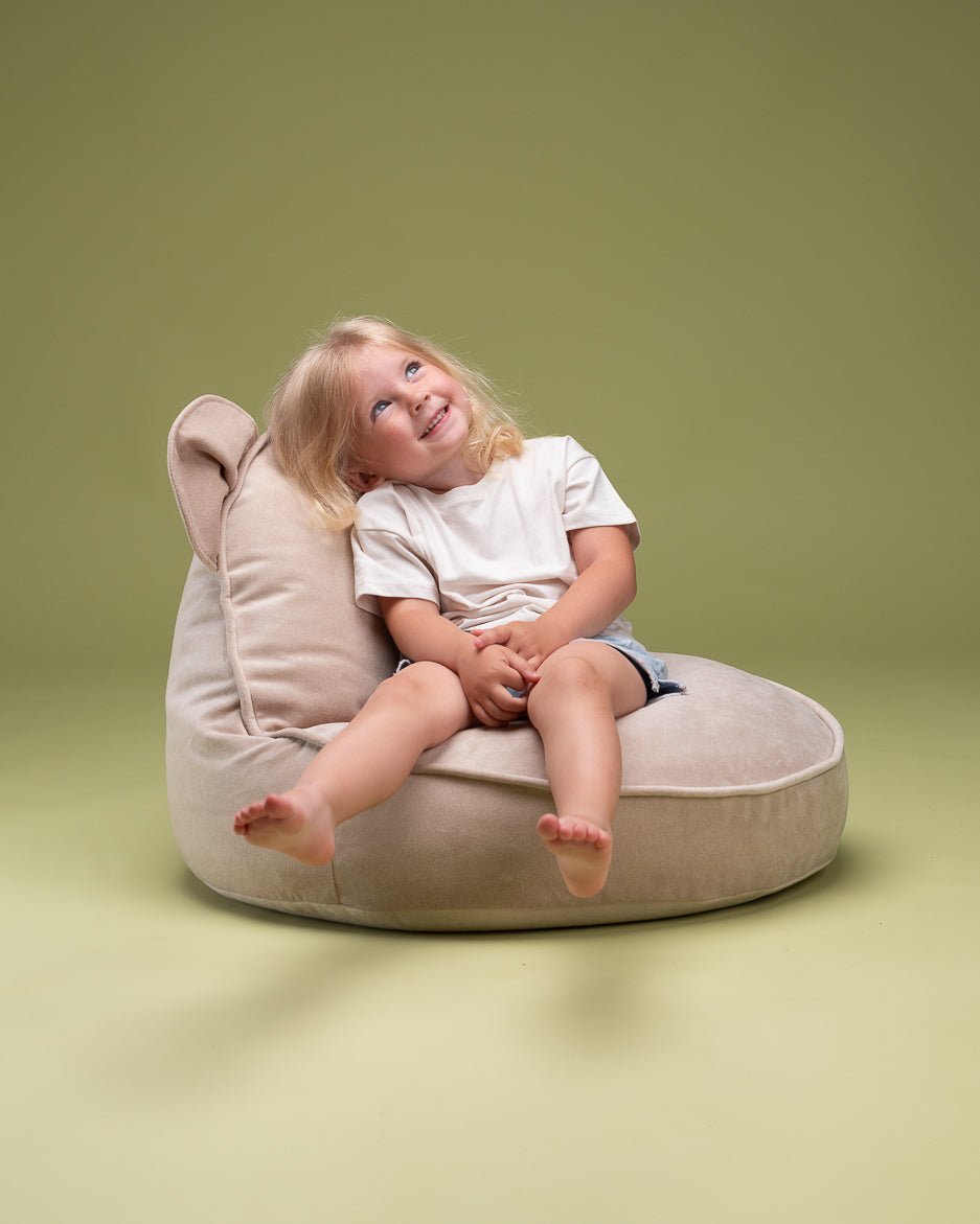 Wigiwama Bear Saccosäck, Dusty Beige - Azalea Home