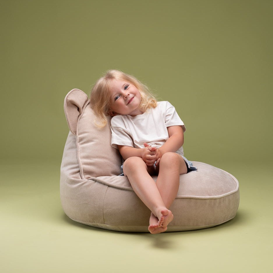 Wigiwama Bear Saccosäck, Dusty Beige - Azalea Home