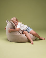 Wigiwama Bear Saccosäck, Dusty Beige - Azalea Home