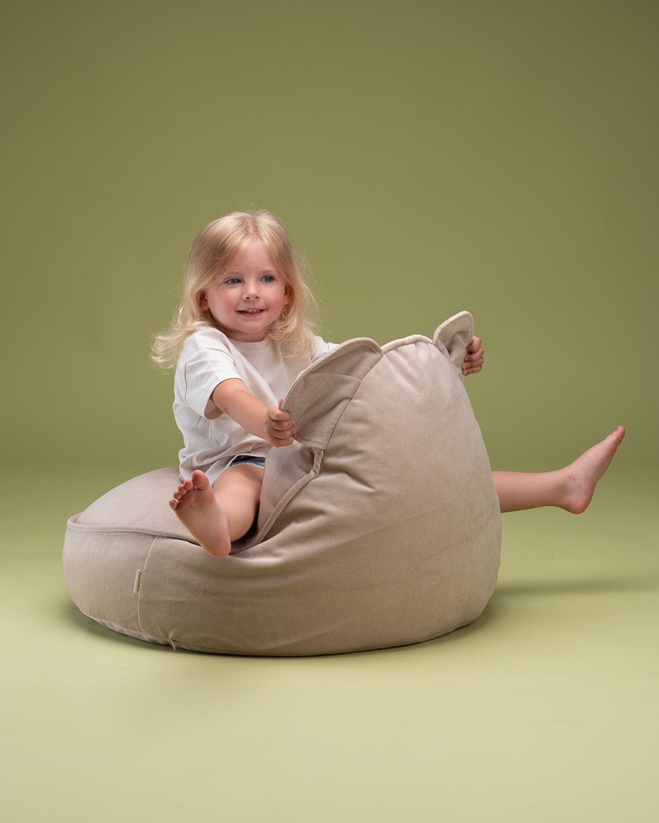 Wigiwama Bear Saccosäck, Dusty Beige - Azalea Home