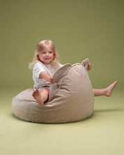 Wigiwama Bear Saccosäck, Dusty Beige - Azalea Home