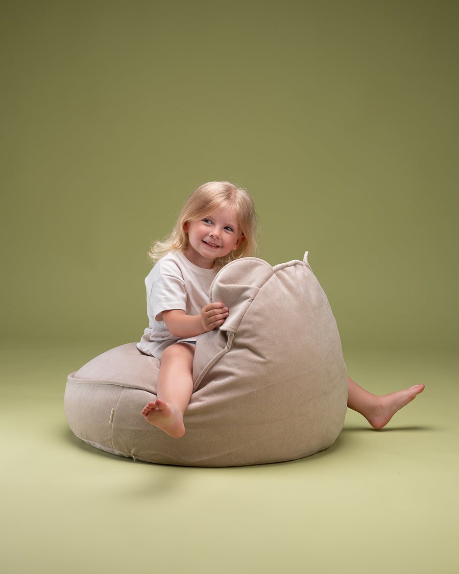 Wigiwama Bear Saccosäck, Dusty Beige - Azalea Home