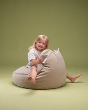 Wigiwama Bear Saccosäck, Dusty Beige - Azalea Home