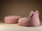 Wigiwama Bear Saccosäck, Guava Pink - Azalea Home