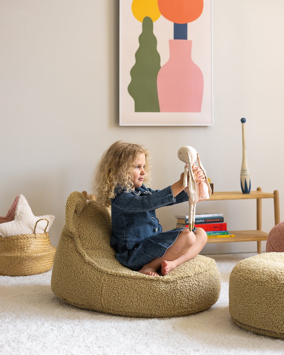 Wigiwama Bear Saccosäck, Matcha - Azalea Home