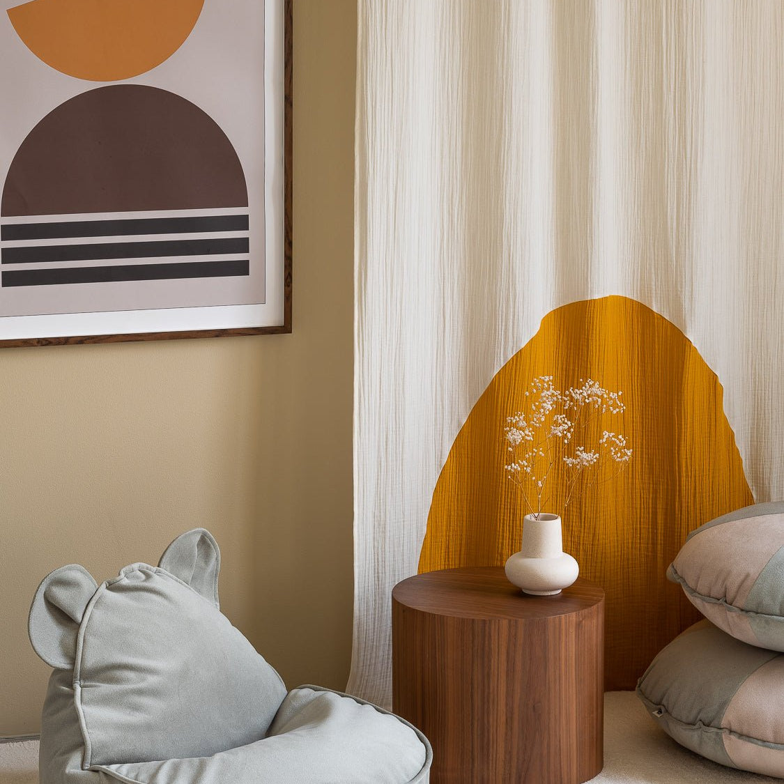 Wigiwama Bear Saccosäck, Misty Green - Azalea Home