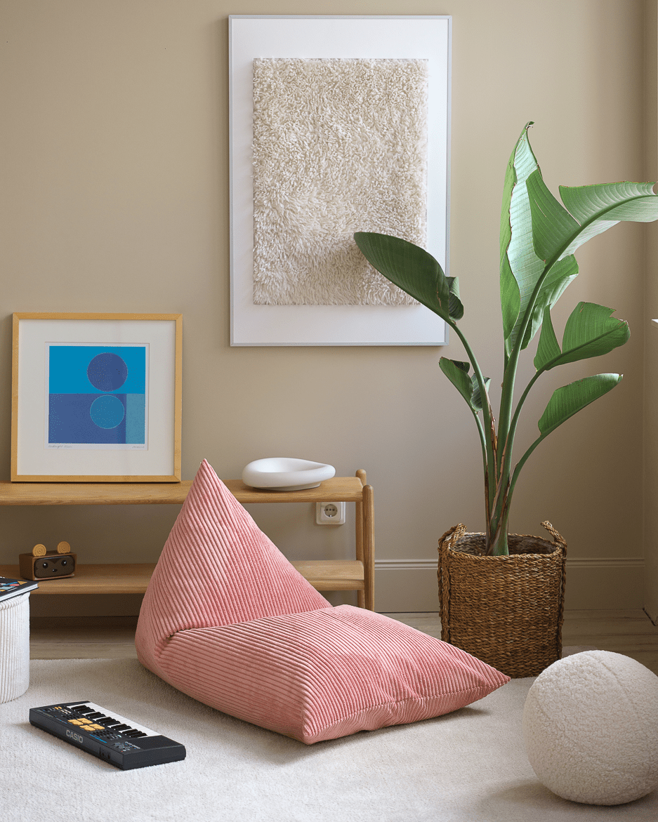 Wigiwama Big Lounger Saccosäck, Pink Mousse - Azalea Home