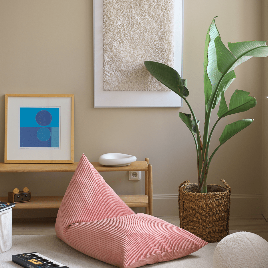Wigiwama Big Lounger Saccosäck, Pink Mousse - Azalea Home