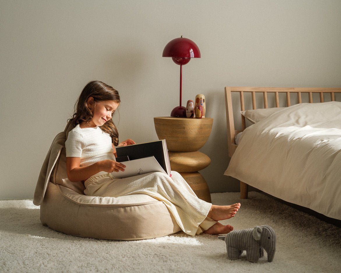 Wigiwama Bunny Saccosäck, Dusty Beige - Azalea Home