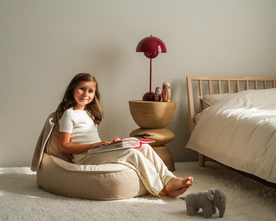 Wigiwama Bunny Saccosäck, Dusty Beige - Azalea Home